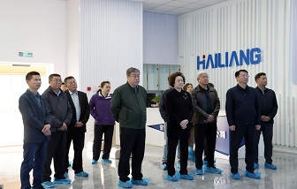 เอกอัครราชทูตที่ปรึกษากระทรวงการต่างประเทศตรวจสอบริษัท Hailiangวัสดุพลังงานใหม่ จำกัด สาขา Gansu